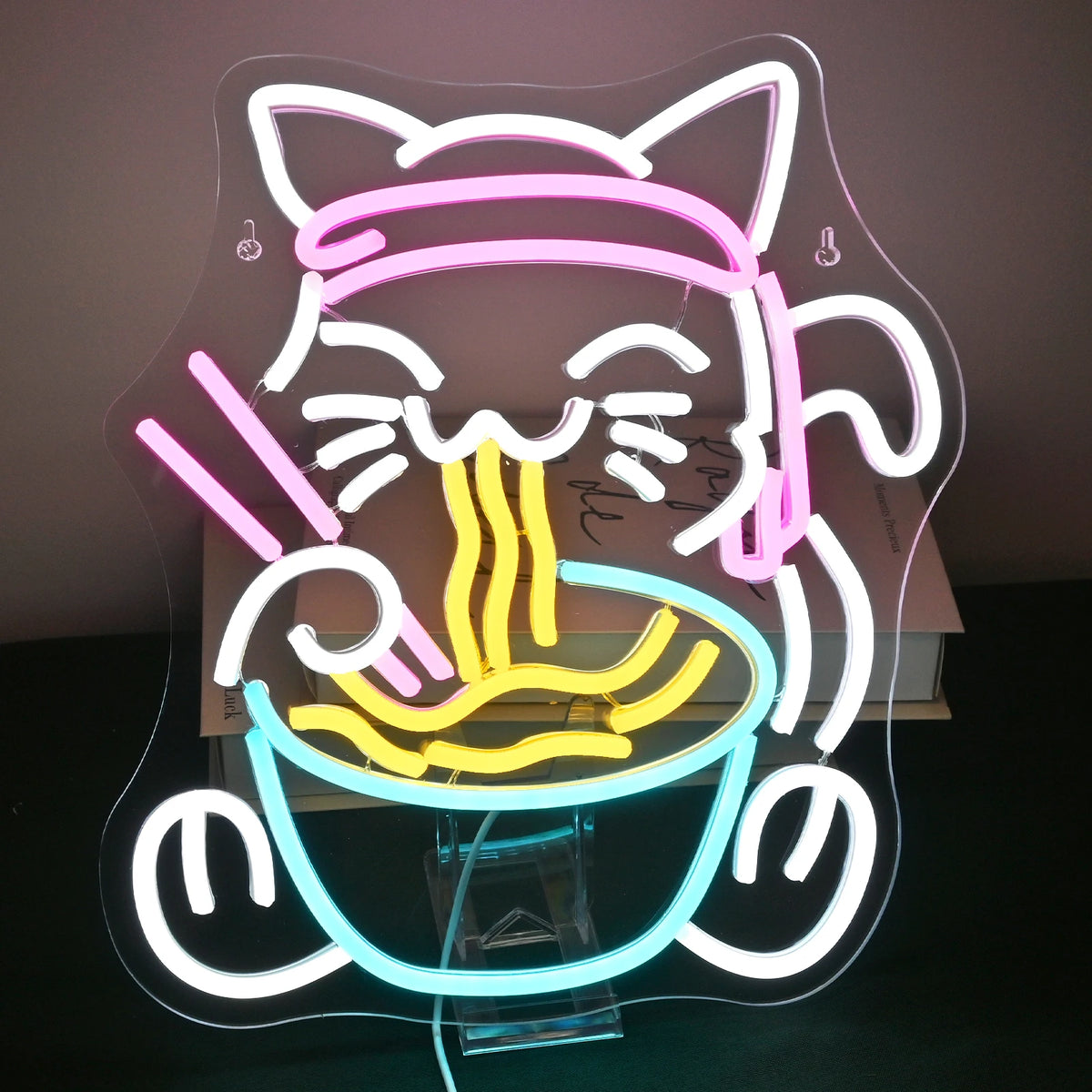 Cat Ramen Neon Sign